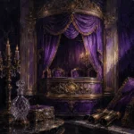 Violet Cabinet Grand Opera Box Purple Home Theater Wall Art