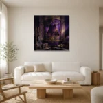 Premium Wall Art Kare Html Edition – NM3-PUR-VO-S-001 styled in a refined neutral interior