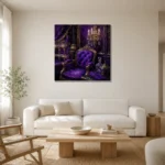 Premium Wall Art Kare Html Edition – NM3-PUR-VO-S-004 styled in a refined neutral interior