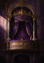 Violet Sentinel Grand Opera Box Purple Home Theater Wall Art