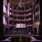 Violet Threshold Conductor's Stand Purple Living Room Wall Art