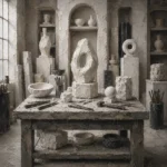 Alabaster Constellation Workbench White Study Wall Art