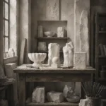 Alabaster Ascent Workbench White Study Wall Art
