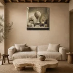 Premium Wall Art Kare Html Edition – NM3-WHT-IC-S-005 presented in a sophisticated home setting