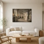 Premium Wall Art Yatay Html Edition – NM3-WHT-LI-H-003 styled in a refined neutral interior