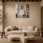 Premium Wall Art Kare Html Edition – NM3-WHT-LI-S-001 presented in a sophisticated home setting