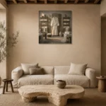 Premium Wall Art Kare Html Edition – NM3-WHT-LI-S-003 presented in a sophisticated home setting