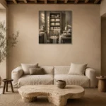 Premium Wall Art Kare Html Edition – NM3-WHT-LI-S-005 presented in a sophisticated home setting