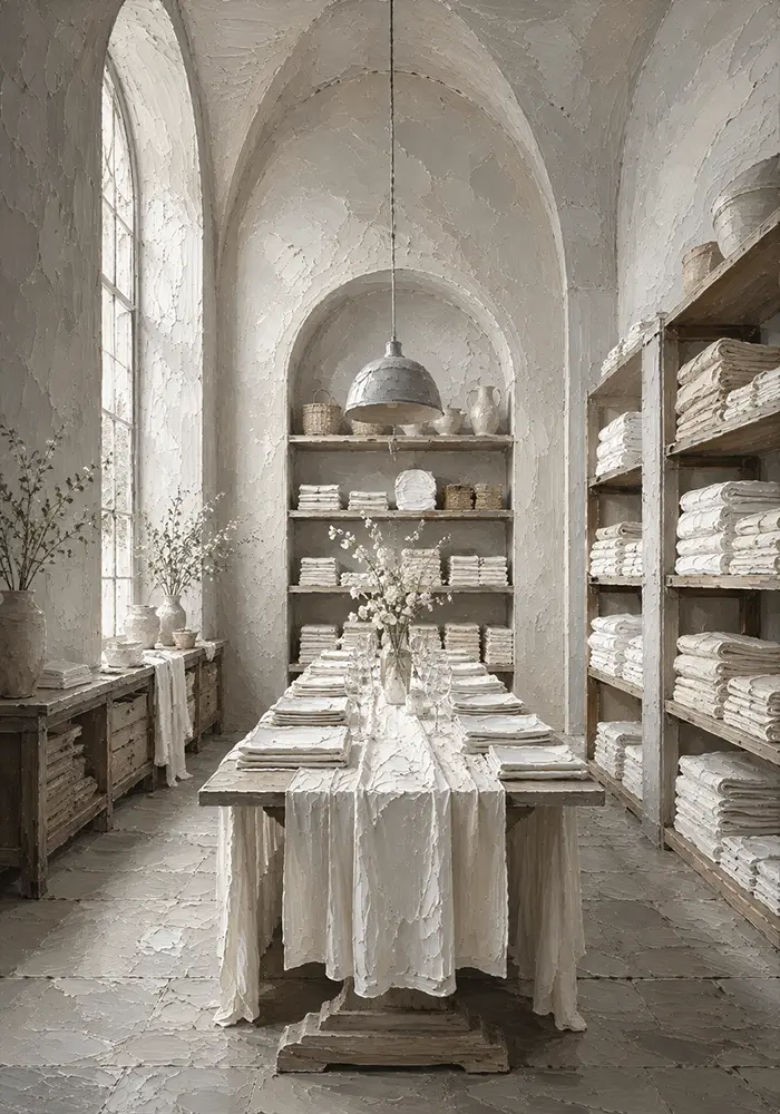 Linen Threshold Long Dining Table White Dining Room Wall Art