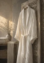 Linen Reliquary White Robe White Bathroom Wall Art