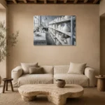 Premium Wall Art Yatay Html Edition – NM3-WHT-PS-H-002 presented in a sophisticated home setting