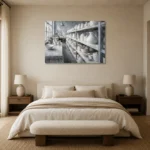 Premium Wall Art Yatay Html Edition – NM3-WHT-PS-H-002 showcased in an elegant minimalist interior