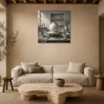 Premium Wall Art Kare Html Edition – NM3-WHT-PS-S-001 presented in a sophisticated home setting