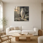 Premium Wall Art Kare Html Edition – NM3-WHT-PS-S-004 styled in a refined neutral interior