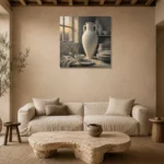 Premium Wall Art Kare Html Edition – NM3-WHT-PS-S-004 presented in a sophisticated home setting