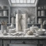 Porcelain White Constellation Worktable White Dining Room Wall Art
