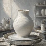 Porcelain White Sentinel Unfinished White Vessel White Kitchen Wall Art