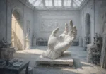 Sculpture Salon Monumental Plaster Hand White Entryway Wall Art