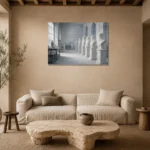 Premium Wall Art Yatay Html Edition – NM3-WHT-SR-H-003 presented in a sophisticated home setting