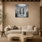 Premium Wall Art Kare Html Edition – NM3-WHT-SR-S-005 presented in a sophisticated home setting