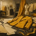 Canary Passage Structured Jacket Yellow Dressing Room Wall Art