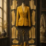 Canary Ascent Structured Jacket Yellow Dressing Room Wall Art