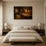 Premium Wall Art Yatay Html Edition – NM3-YLW-GW-H-005 showcased in an elegant minimalist interior