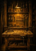 Workshop Ascent Cabinetmaker's Workbench Yellow Entryway Wall Art