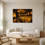 Premium Wall Art Yatay Html Edition – NM3-YLW-LC-H-001 styled in a refined neutral interior