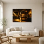 Premium Wall Art Yatay Html Edition – NM3-YLW-LC-H-002 styled in a refined neutral interior