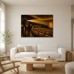 Premium Wall Art Yatay Html Edition – NM3-YLW-LC-H-004 styled in a refined neutral interior