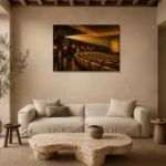 Premium Wall Art Yatay Html Edition – NM3-YLW-LC-H-004 presented in a sophisticated home setting