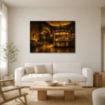 Premium Wall Art Yatay Html Edition – NM3-YLW-LC-H-005 styled in a refined neutral interior