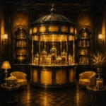 Cinema Constellation Yellow Entertainment Room Wall Art