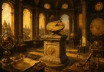Solar Salon Sundial Yellow Study Wall Art
