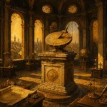Solar Salon Sundial Yellow Study Wall Art