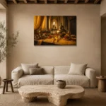 Premium Wall Art Yatay Html Edition – NM3-YLW-ST-H-001 presented in a sophisticated home setting