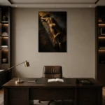 Premium Wall Art Dikey Html Edition – NUDE0826002 displayed in a contemporary gallery-inspired room