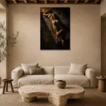 Premium Wall Art Dikey Html Edition – NUDE0826002 presented in a sophisticated home setting