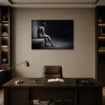 Premium Wall Art Yatay Html Edition – NUDE0826006 displayed in a contemporary gallery-inspired room