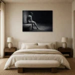 Premium Wall Art Yatay Html Edition – NUDE0826006 showcased in an elegant minimalist interior