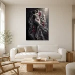 Premium Wall Art Dikey Html Edition – NUDE0826008 styled in a refined neutral interior