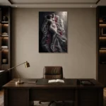 Premium Wall Art Dikey Html Edition – NUDE0826008 displayed in a contemporary gallery-inspired room