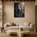 Premium Wall Art Dikey Html Edition – NUDE0826008 presented in a sophisticated home setting