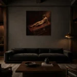 Premium Wall Art Kare Html Edition – NUDE0826011 shown in a warm modern interior