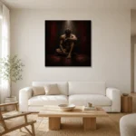Premium Wall Art Kare Html Edition – NUDE0826012 styled in a refined neutral interior
