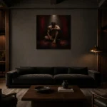 Premium Wall Art Kare Html Edition – NUDE0826012 shown in a warm modern interior