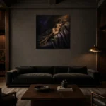 Premium Wall Art Kare Html Edition – NUDE0826014 shown in a warm modern interior