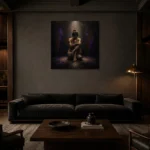 Premium Wall Art Kare Html Edition – NUDE0826015 shown in a warm modern interior