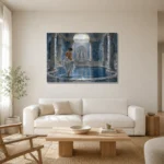 Premium Wall Art Yatay Html Edition – NUDE0826019 styled in a refined neutral interior